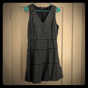 Gap blue linen dress